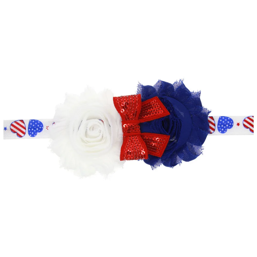 10pcs/lot 4th of July Headband American Flag chiffon Flower shabby satin rose flower Independence Day Kid Hair Accessories
10pcs/lot 4th of July Headband American Flag chiffon Flower shabby satin rose flower Independence Day Kid Hair Accessories