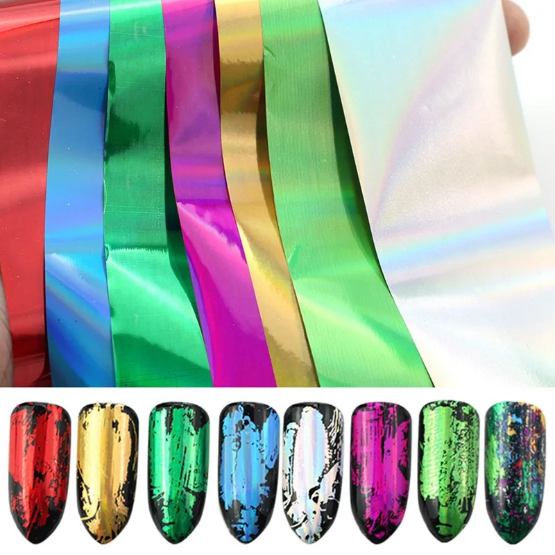 7pcs Holographic Nail Foil Colorful Transfer Stickers Starry Decals Sliders For Nail Art Decoration Tips Manicure Tools
7pcs Holographic Nail Foil Colorful Transfer Stickers Starry Decals Sliders For Nail Art Decoration Tips Manicure Tools