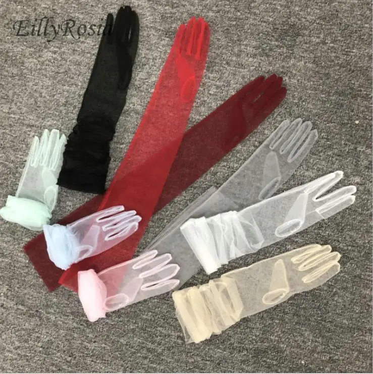 Sexy Sheer Tulle Gloves Wedding Bridal Gloves for Bride Elbow Long Women Gloves Evening Party Colorful Photo Shooting Accessory
Sexy Sheer Tulle Gloves Wedding Bridal Gloves for Bride Elbow Long Women Gloves Evening Party Colorful Photo Shooting Accessory