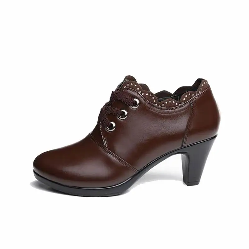 TIMETANG 2018 Spring Autumn Women Boots High Quality Solid Lace-up European Ladies Leather Shoes Fashion Boots Women Ankle Boot
TIMETANG 2018 Spring Autumn Women Boots High Quality Solid Lace-up European Ladies Leather Shoes Fashion Boots Women Ankle Boot