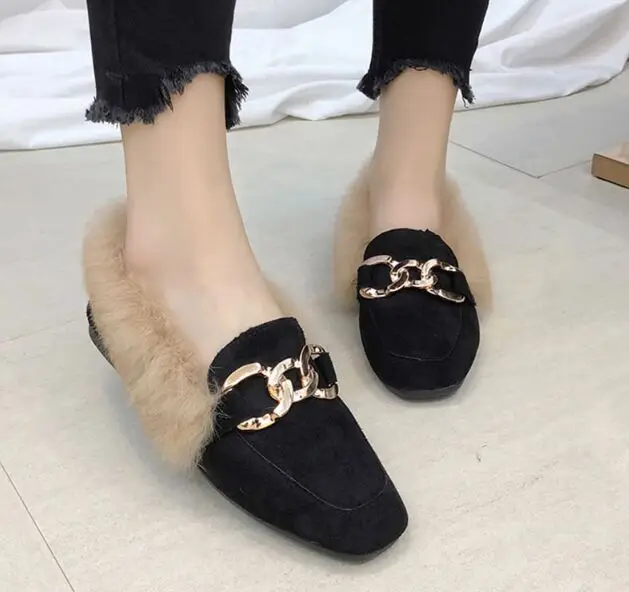 2020 Female Casual Metal decoration fur Shoes spring autumn Early Winter Shoes pointed toe lady shoes in stock
2020 Female Casual Metal decoration fur Shoes spring autumn Early Winter Shoes pointed toe lady shoes in stock