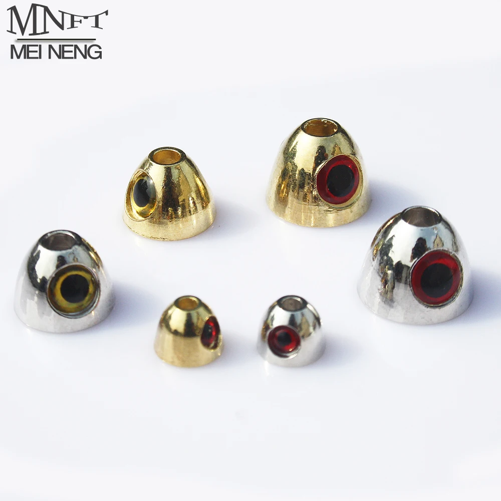 MNFT New 12Pcs/Lot Fly Tying Materials Fly Cone Heads With 3D Brass Cone Eyes Silver,Gold Color For Streamer Trout Fly Fishing
MNFT New 12Pcs/Lot Fly Tying Materials Fly Cone Heads With 3D Brass Cone Eyes Silver,Gold Color For Streamer Trout Fly Fishing