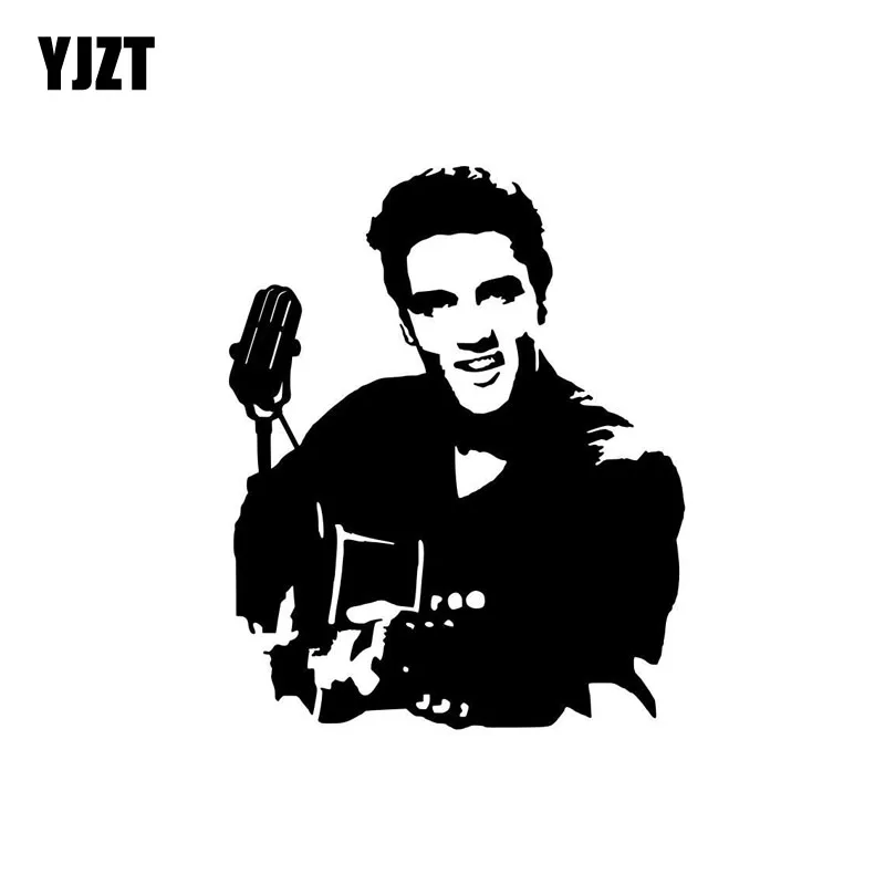 YJZT 12.9CM*16CM Elvis Presley Actor Vinyl Decal Funny Car Sticker Black/Silver C3-0019
YJZT 12.9CM*16CM Elvis Presley Actor Vinyl Decal Funny Car Sticker Black/Silver C3-0019