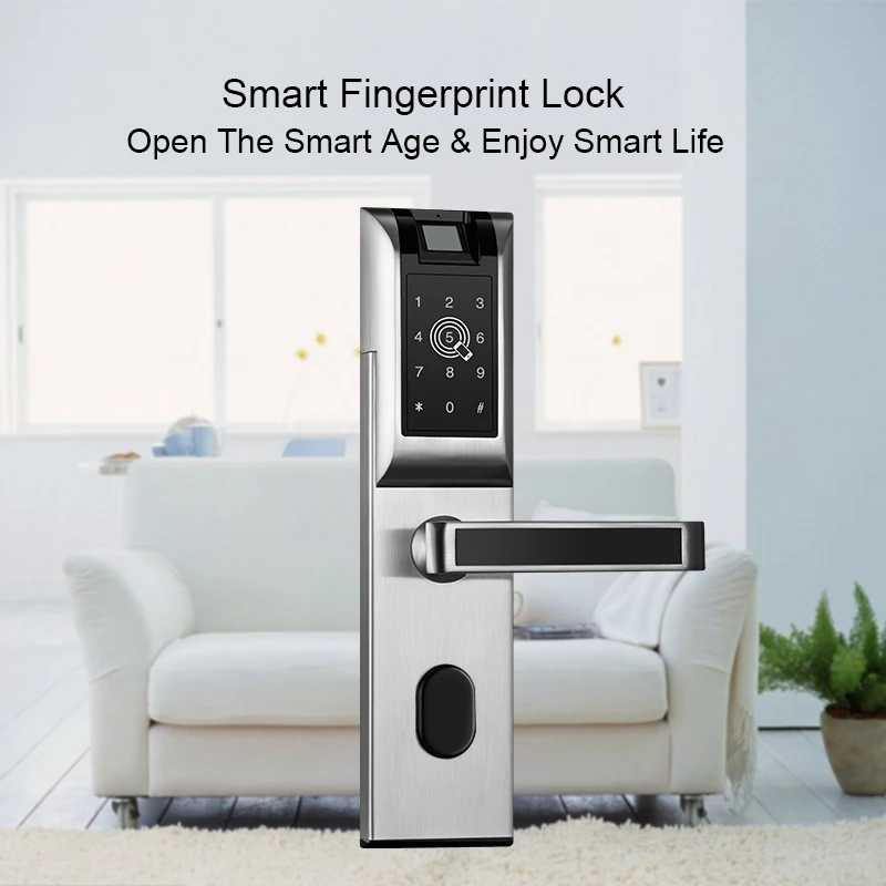 WiFi Fingerprint Door Lock Electronic Door Lock Intelligent APP Bluetooth Biometric Smart Door Lock Home Apartment Anti-theft
WiFi Fingerprint Door Lock Electronic Door Lock Intelligent APP Bluetooth Biometric Smart Door Lock Home Apartment Anti-theft