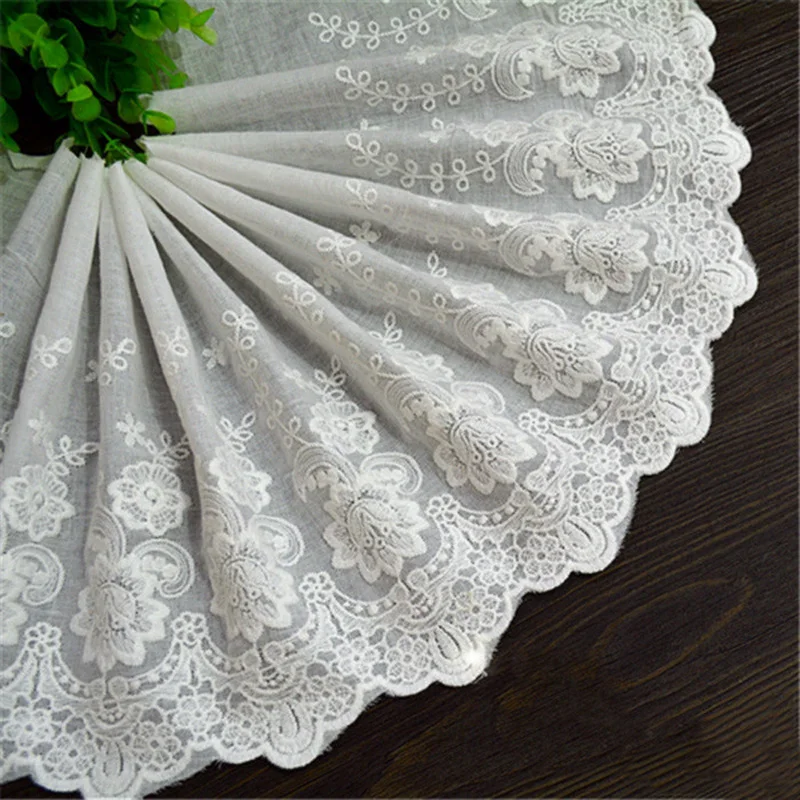 National Trend 100% Cotton Cloth Embroidered Lace Fabric DIY Accessories Width 22cm 5Yds/lot
National Trend 100% Cotton Cloth Embroidered Lace Fabric DIY Accessories Width 22cm 5Yds/lot