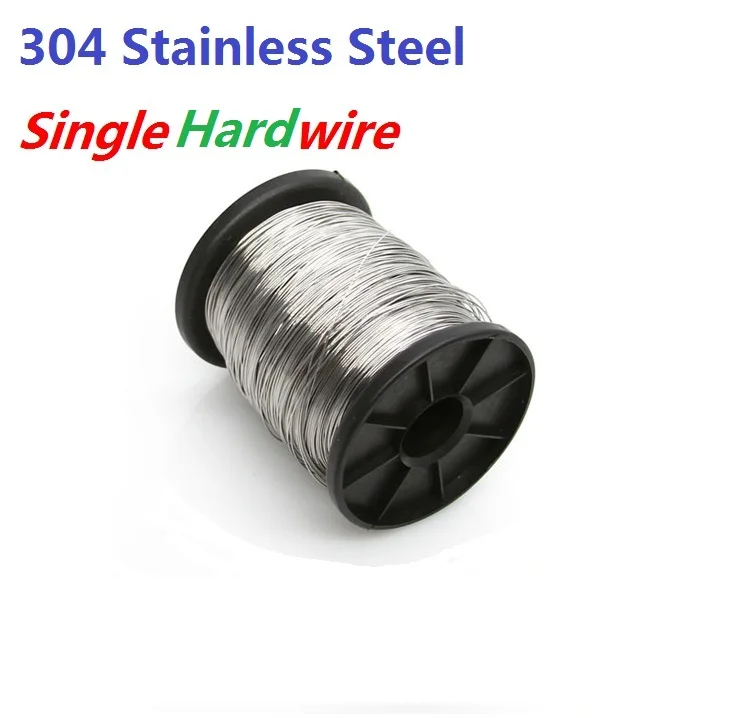 High Quality 304 Stainless Steel 0.8MM Diameter Roll Wire Single Hard Condition Bright Cold Drawn SS Thread DIY | Обустройство дома