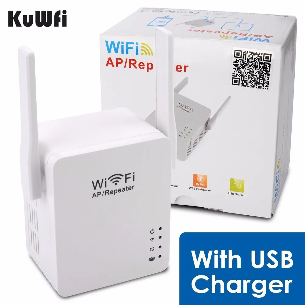 Фото KuWFi USB WiFi ретранслятор диапазон Wifi удлинитель с микро USB2.0 портом 5 В/2A Поддержка