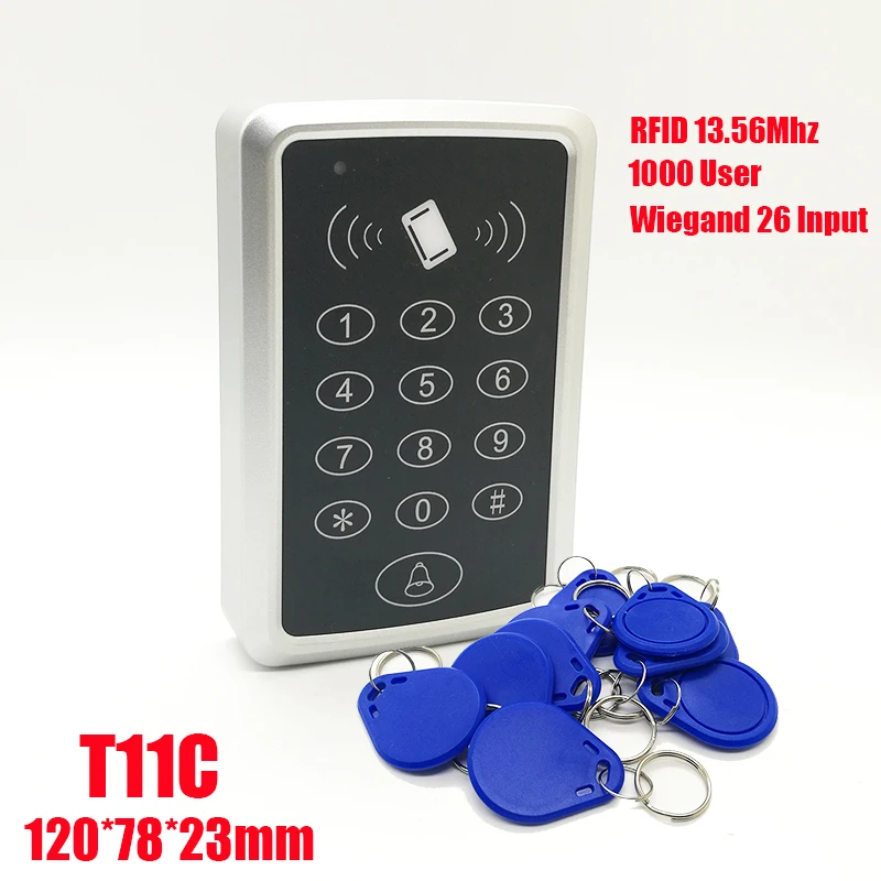 13 56 МГц RFID система контроля доступа к картам IC карта клавиатура Контроллер