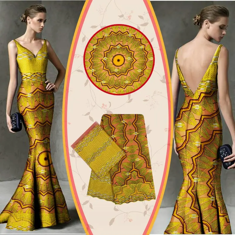 Latest African Wax Lace Fabric 2017 Cotton Nigeria Wax With Lace High Quality Guipure Wax Fabri W170510
Latest African Wax Lace Fabric 2017 Cotton Nigeria Wax With Lace High Quality Guipure Wax Fabri W170510