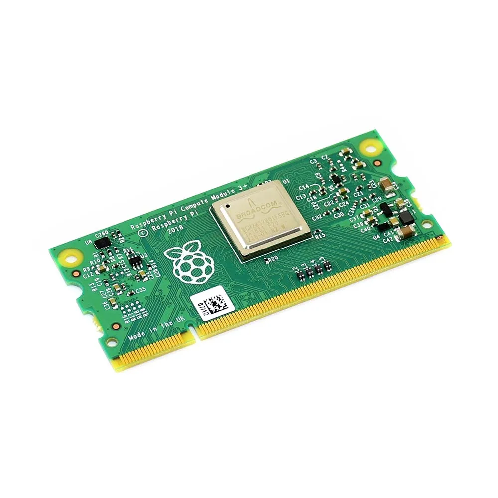 Вычислительный модуль 3 +/8 ГБ (см3 +/8 ГБ), Raspberry Pi 3 Model B + в гибком форм-факторе, с флэш-памятью 8 Гб eMMC
Вычислительный модуль 3 +/8 ГБ (см3 +/8 ГБ), Raspberry Pi 3 Model B + в гибком форм-факторе, с флэш-памятью 8 Гб eMMC