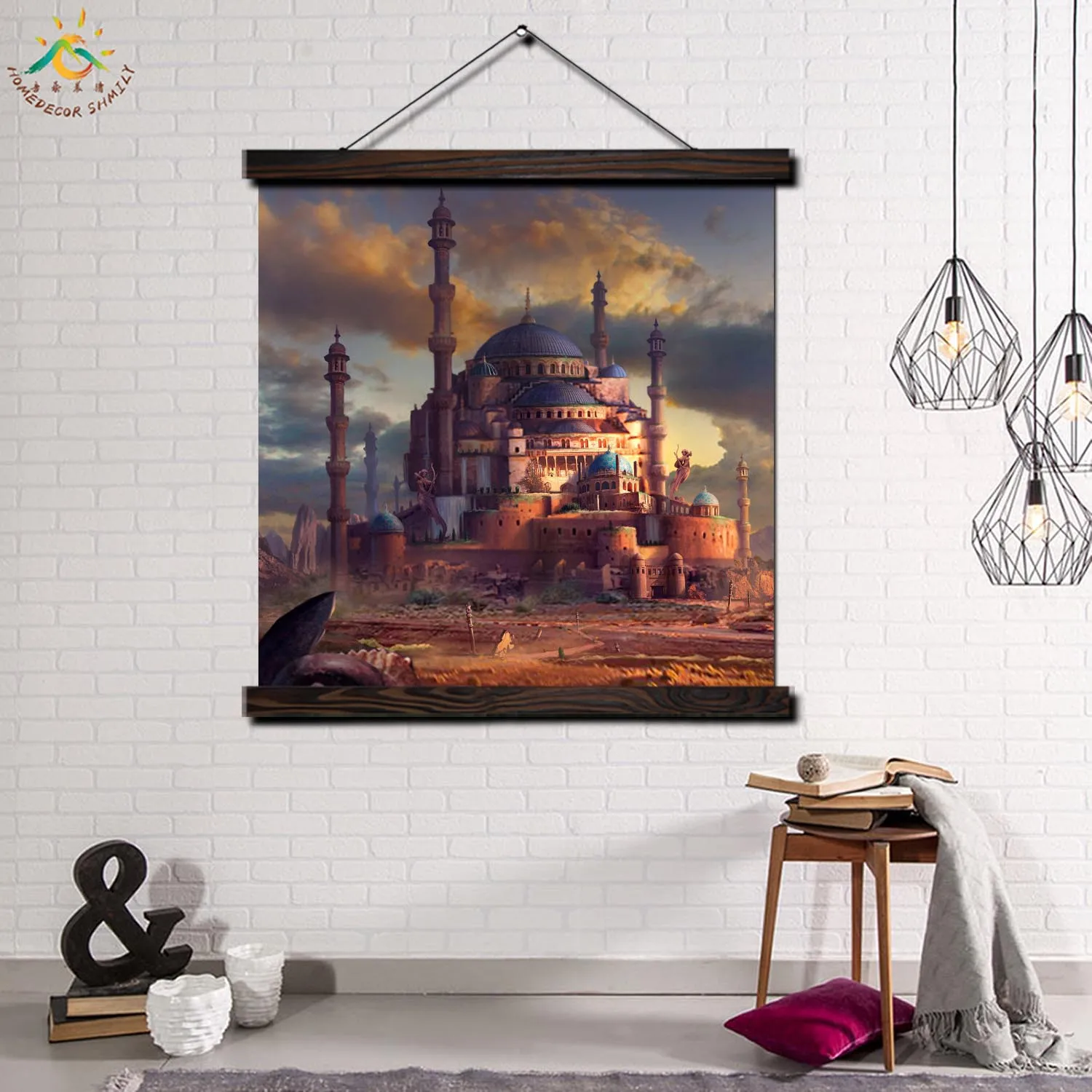 Beautiful Castle Framed Scroll Painting Modern Canvas Art Prints Poster Wall Painting Artwork Wall Art Pictures Home Decor
Beautiful Castle Framed Scroll Painting Modern Canvas Art Prints Poster Wall Painting Artwork Wall Art Pictures Home Decor