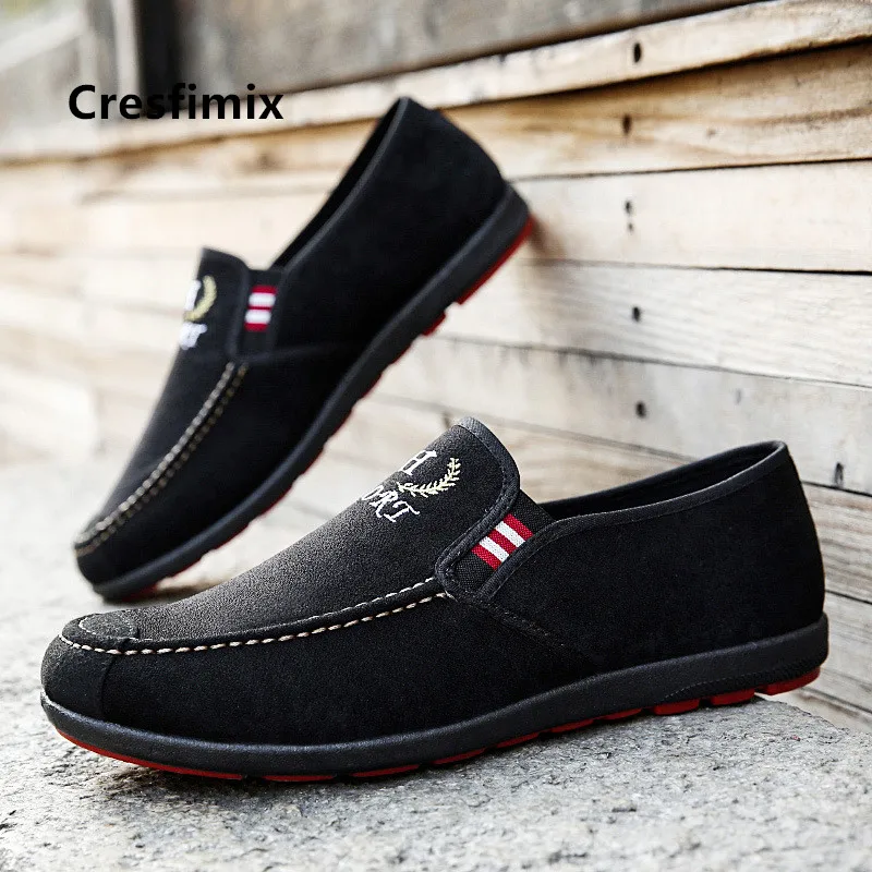 Cresfimix mannelijke schoenen/Мужская модная удобная обувь без шнуровки Мужская повседневная