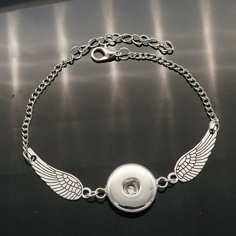 Fashion Wings chain metal snap bracelet 24CM adjutable fit 12/MM18MM snap buttons wholesale SG0014
Fashion Wings chain metal snap bracelet 24CM adjutable fit 12/MM18MM snap buttons wholesale SG0014