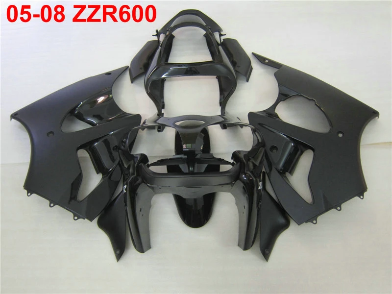 Injection molding fairing kit for Kawasaki Ninja ZZR600 05 06 07 08 black fairings set ZZR600 2005-2008 TW01
Injection molding fairing kit for Kawasaki Ninja ZZR600 05 06 07 08 black fairings set ZZR600 2005-2008 TW01