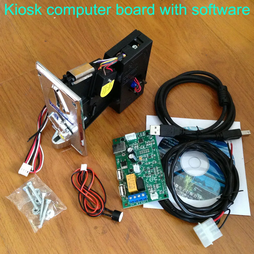 USB Adapter board with coin acceptor, software for kiosk computer Hardware and software security running and Email data report
USB Adapter board with coin acceptor, software for kiosk computer Hardware and software security running and Email data report