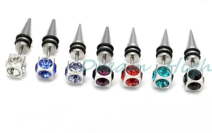 HENGKE Jewelry New Arrival 316L Statinless Steel Earring Fashion Ear Stud Fake Ear Expander Men's Ear Ring 70PCS/LOT
HENGKE Jewelry New Arrival 316L Statinless Steel Earring Fashion Ear Stud Fake Ear Expander Men's Ear Ring 70PCS/LOT