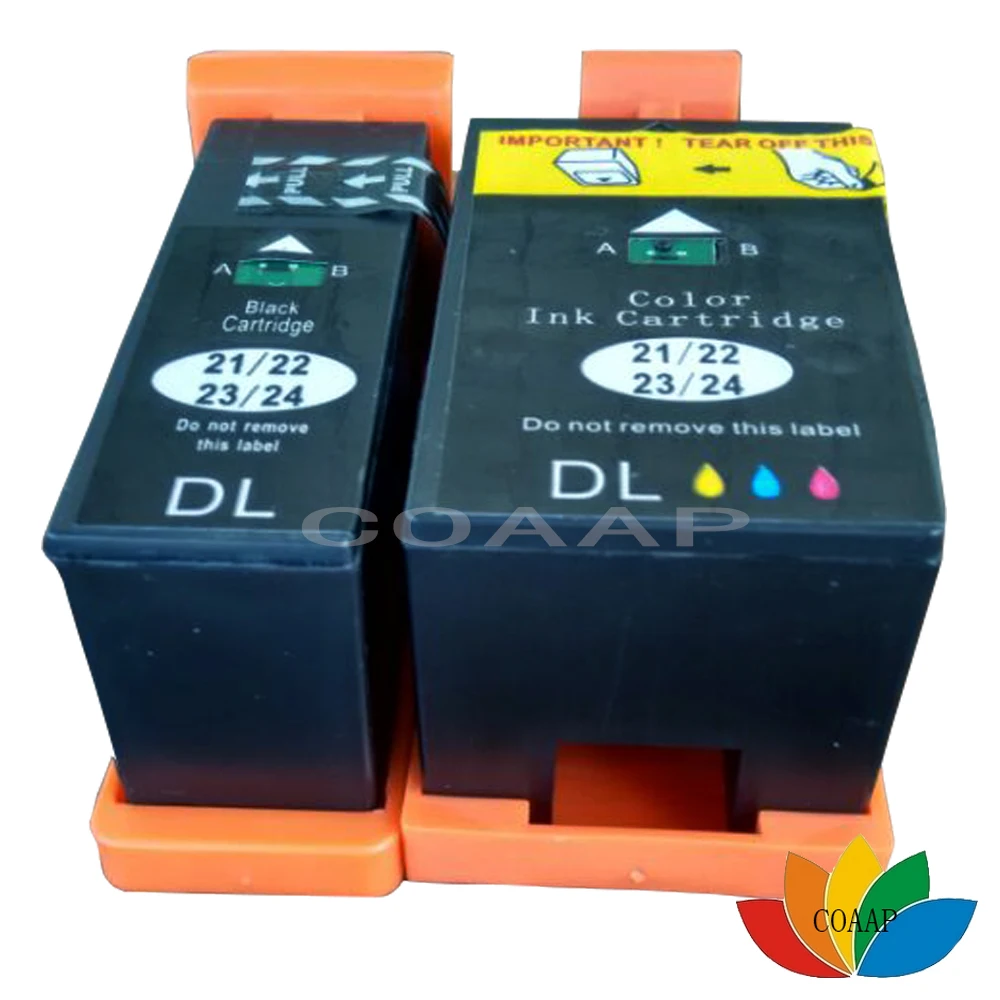 2PK Dell 21/22 Series Compatible Ink Cartridges Black/Color for Dell V515w V313w V313 P713W V715W Printer
2PK Dell 21/22 Series Compatible Ink Cartridges Black/Color for Dell V515w V313w V313 P713W V715W Printer