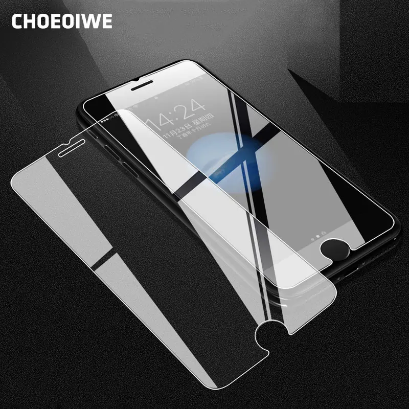 CHOEOIWE для iPhone 7 8 9H 2.5D ультратонкое переднее закаленное стекло Plus Противоударные
