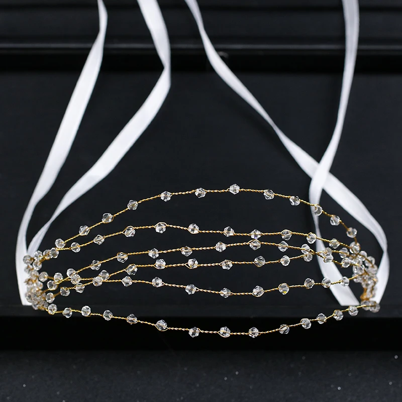 New European Style Bridal Multi-layer Gold Headband High-end Crystal Handmade Accessories
New European Style Bridal Multi-layer Gold Headband High-end Crystal Handmade Accessories