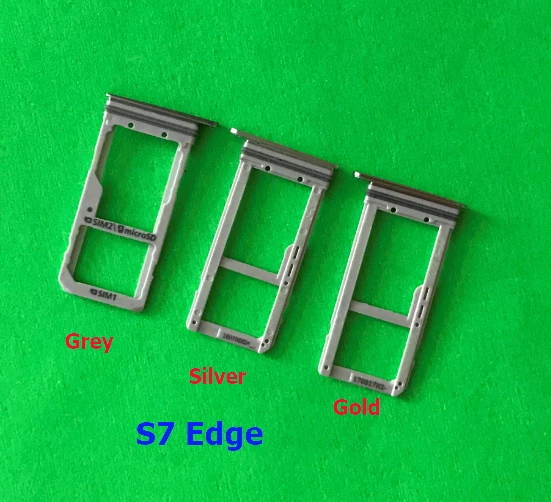 10 шт. слоты для SIM-карт Samsung Galaxy S7 edge G935 G935F G935A | Мобильные телефоны и аксессуары