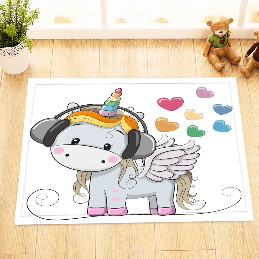 LB 60*40 Absorbent Cute Unicorn And Hearts Kids White Floor Door Mat Kitchen Bedroom Carpet Bathroom Toilet Rug For Living Room
LB 60*40 Absorbent Cute Unicorn And Hearts Kids White Floor Door Mat Kitchen Bedroom Carpet Bathroom Toilet Rug For Living Room