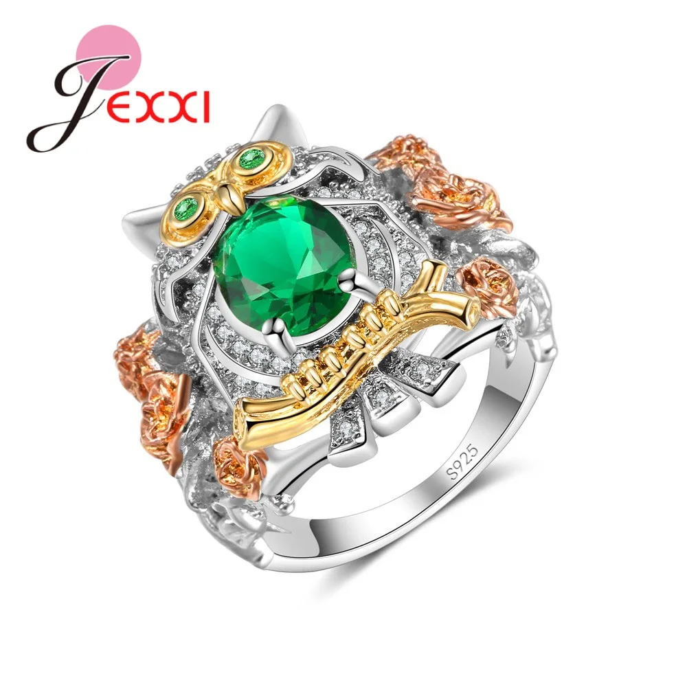 Luxury Elegant Inlay Rhinestone Crystal Cute Owl Shape Real 925 Sterling Silver Ring For Women Best Birthday Jewelry Gift
Luxury Elegant Inlay Rhinestone Crystal Cute Owl Shape Real 925 Sterling Silver Ring For Women Best Birthday Jewelry Gift