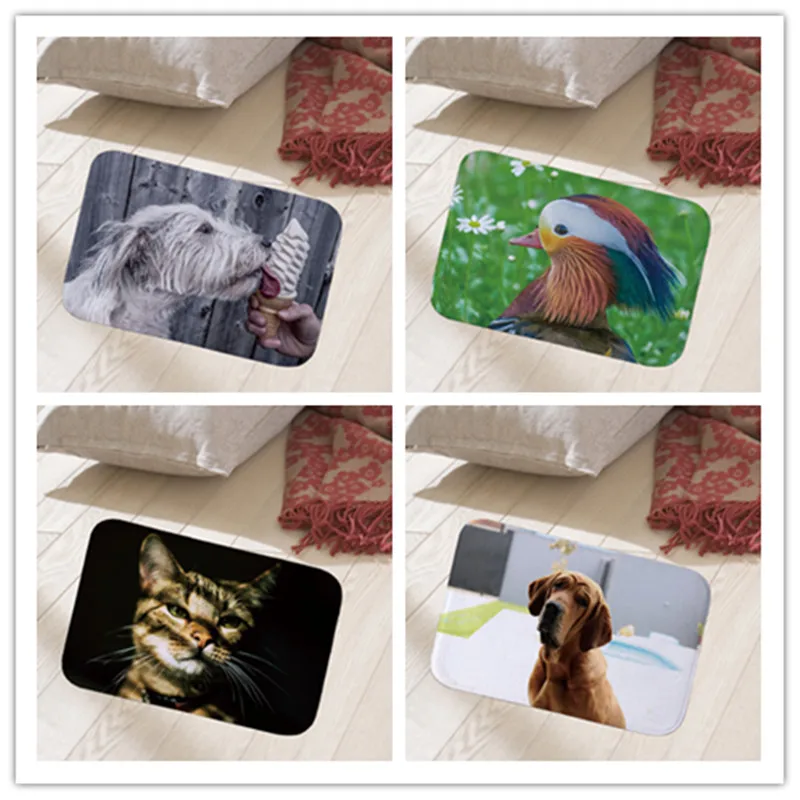 New Home Decorative Front Door Mat Cute pets dog Printed Flannel Anti-Slip Floor Mat Carpet Entrance Doormat Rug 40x60cm doormat
New Home Decorative Front Door Mat Cute pets dog Printed Flannel Anti-Slip Floor Mat Carpet Entrance Doormat Rug 40x60cm doormat