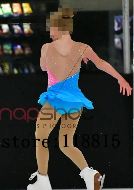 Pink Ice Skating Dress for Girls Competition Figure Skating Dresses Kids Custom Ice Figure Skating Dress Blue 2017
Pink Ice Skating Dress for Girls Competition Figure Skating Dresses Kids Custom Ice Figure Skating Dress Blue 2017