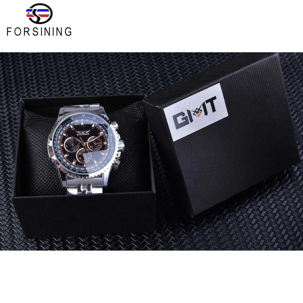 Jaragar Mens Watches Silver Date 3 Dials Top Brand Luxury Automatic Mechanical Watch Steel Band Business Sport Relogio Masculino
Jaragar Mens Watches Silver Date 3 Dials Top Brand Luxury Automatic Mechanical Watch Steel Band Business Sport Relogio Masculino