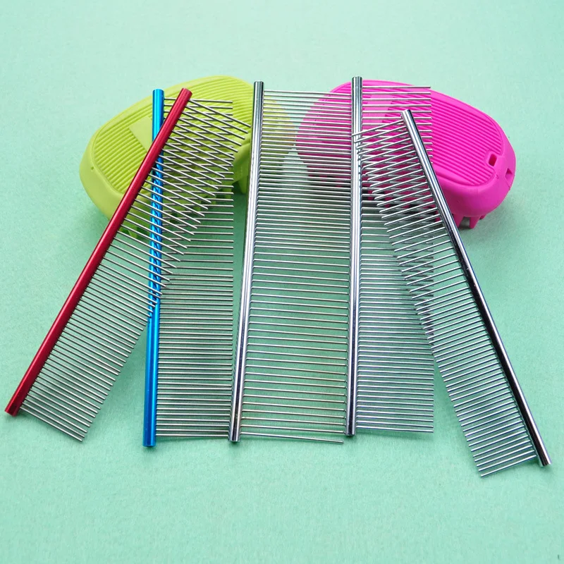 Pet Dog Comb Grooming Comb for Shaggy Cat Dogs Barber Grooming Tool Salon Professional Steel Comb Dog Cat Cleaning Brush
Pet Dog Comb Grooming Comb for Shaggy Cat Dogs Barber Grooming Tool Salon Professional Steel Comb Dog Cat Cleaning Brush