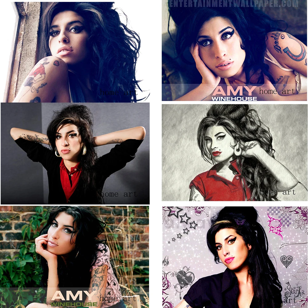 Настенный плакат Amy Winehouse четкое изображение настенные наклейки украшение для