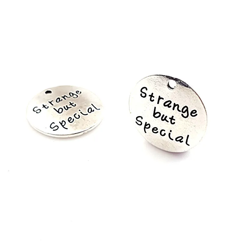 High quality 20 Pieces/Lot Diameter 25mm Antique Silver Plated Letter Printed round disc strange but special Charms Pendants
High quality 20 Pieces/Lot Diameter 25mm Antique Silver Plated Letter Printed round disc strange but special Charms Pendants