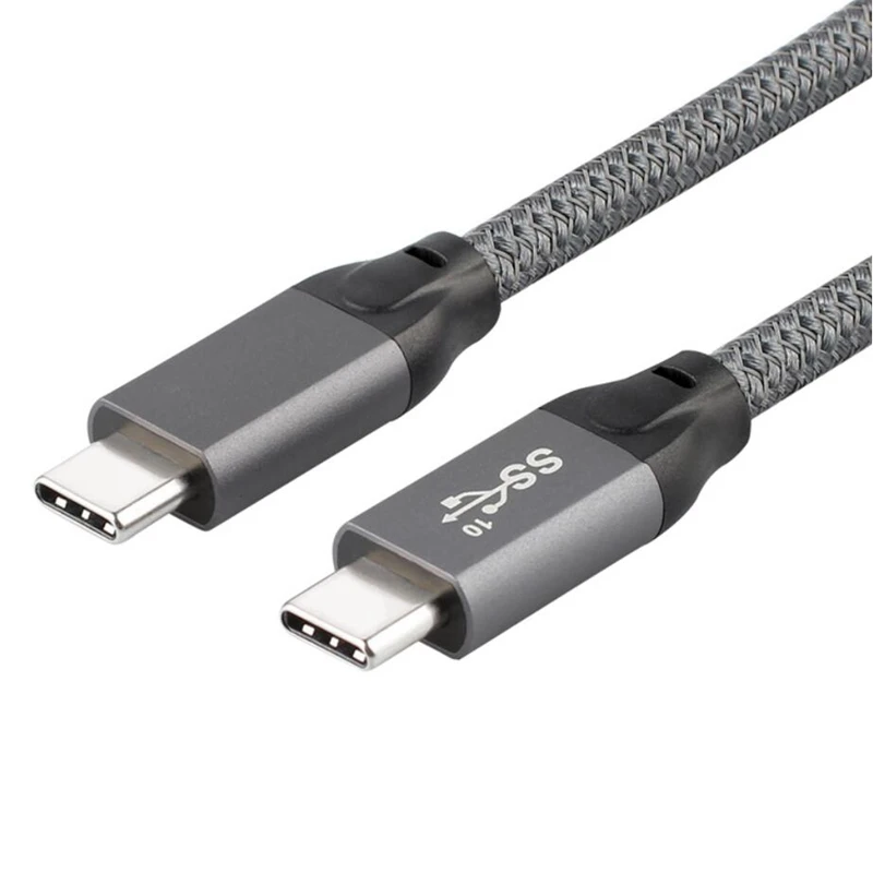 2019NEW 100W Dual USB type-C USB3.1 Gen2 data PD fast charge cable with E-marker 10Gbps 20V/5A USB-C to USB-C Cable 50CM 1M 1.5M
2019NEW 100W Dual USB type-C USB3.1 Gen2 data PD fast charge cable with E-marker 10Gbps 20V/5A USB-C to USB-C Cable 50CM 1M 1.5M