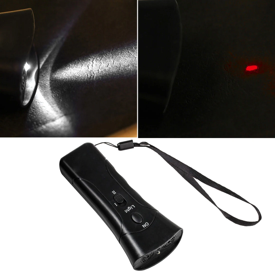 1Pc Anti Barking Stop Bark Trainer Pet Double Heads Repeller Ultrasonic Dog Chaser Aggressive Attack Repeller LED Flashlight
1Pc Anti Barking Stop Bark Trainer Pet Double Heads Repeller Ultrasonic Dog Chaser Aggressive Attack Repeller LED Flashlight