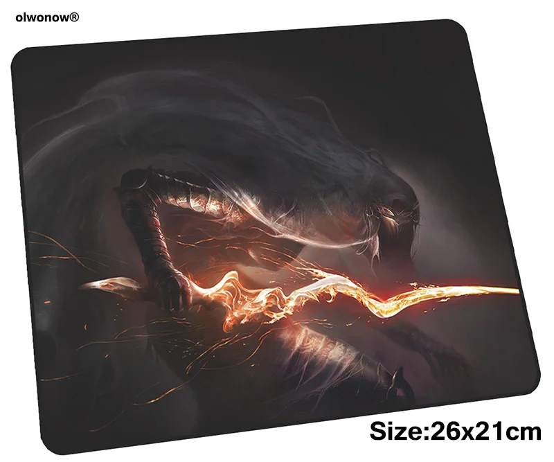 Коврик для мыши Dark души игровой компьютерный коврик 260x210x3 мм мультяшный