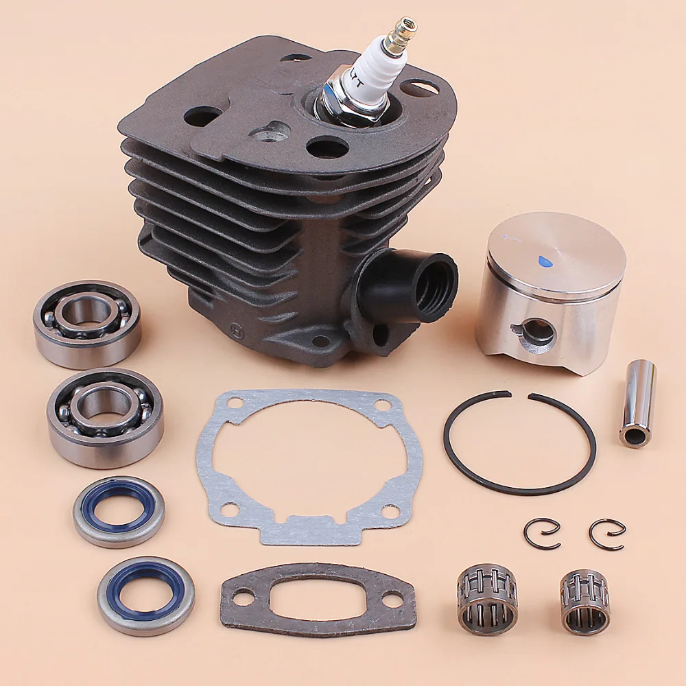 45MM Cylinder Piston Crank Bearing Oil Seal Engine Motor Kit Fit HUSQVARNA 55 51 50 Chainsaw Rebuild Parts OEM 503168301
45MM Cylinder Piston Crank Bearing Oil Seal Engine Motor Kit Fit HUSQVARNA 55 51 50 Chainsaw Rebuild Parts OEM 503168301