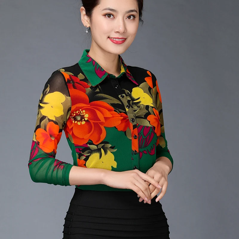 2019 Spring Fall Woman Floral Print Long Sleeve Cardigan Blouse And Top Shirt , Women Printed Fashion 4xl Office Blouses Tops
2019 Spring Fall Woman Floral Print Long Sleeve Cardigan Blouse And Top Shirt , Women Printed Fashion 4xl Office Blouses Tops
