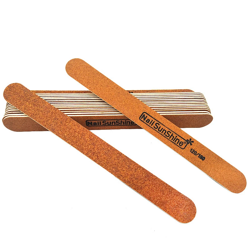 10 Pcs/Lot Wooden Nail Files Grit 120/180 Brown Sandpaper Double-sided Washable Emery Board Nail Sunshine Sanding Lime Ongles
10 Pcs/Lot Wooden Nail Files Grit 120/180 Brown Sandpaper Double-sided Washable Emery Board Nail Sunshine Sanding Lime Ongles