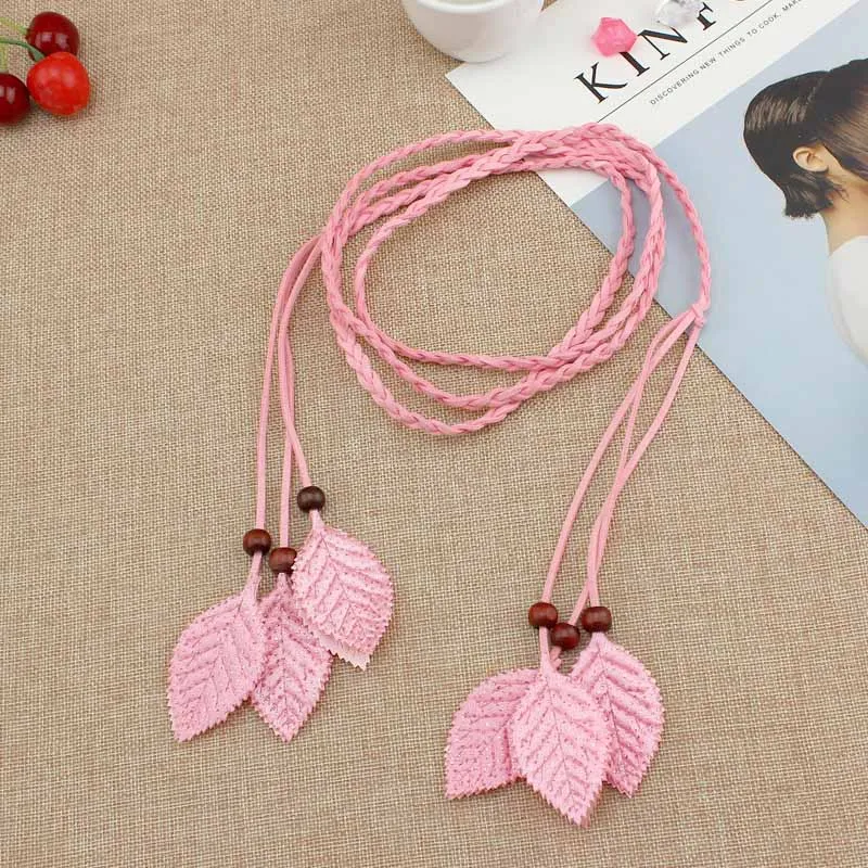 Sale Elastic Woven Rope Waist Silver Gold Belt Fashion Women Leaves Shaped Dress Waistband For Women Vintage Belts Cummerbunds
Sale Elastic Woven Rope Waist Silver Gold Belt Fashion Women Leaves Shaped Dress Waistband For Women Vintage Belts Cummerbunds