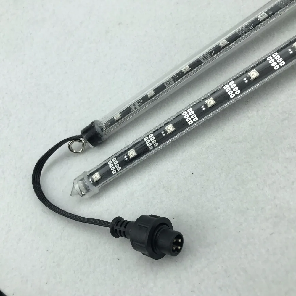 16mm DC12V addressable 2M long 3D WS2812B RGB meteor tube light;128pcs WS2812B LEDs/64pixels;with 4 core 13.5mm male connector
16mm DC12V addressable 2M long 3D WS2812B RGB meteor tube light;128pcs WS2812B LEDs/64pixels;with 4 core 13.5mm male connector
