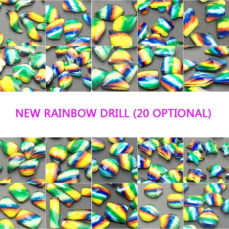 Loose Rhinestone 25Pcs/Bag Rainbow Color Special-shaped Crystal Glass Rhinstones Flatback Crystal Stone For Nail Art Decoration
Loose Rhinestone 25Pcs/Bag Rainbow Color Special-shaped Crystal Glass Rhinstones Flatback Crystal Stone For Nail Art Decoration