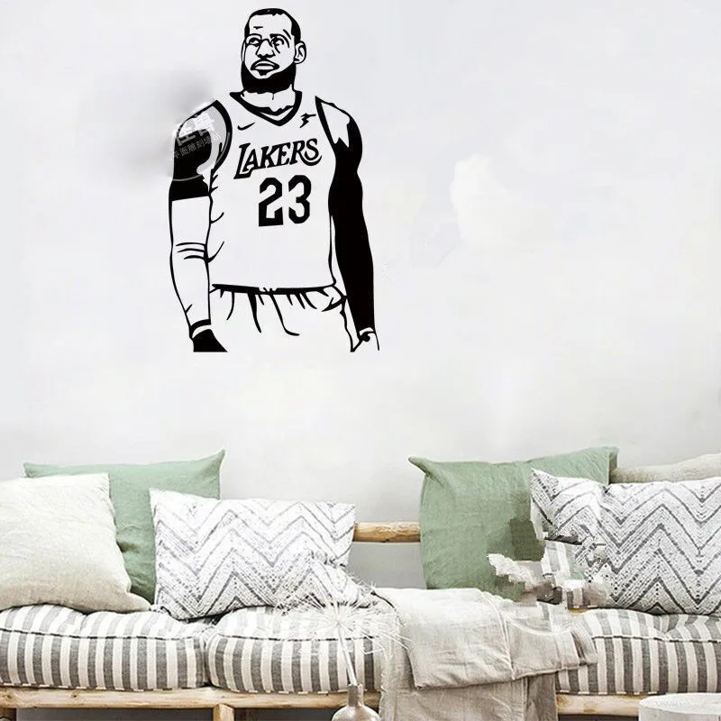 New arrival High Quality Basketball star LEBRON JAMES Wall Sticker Home Decor Decal for Boy's Room Gift Vinyl wall Mural
New arrival High Quality Basketball star LEBRON JAMES Wall Sticker Home Decor Decal for Boy's Room Gift Vinyl wall Mural