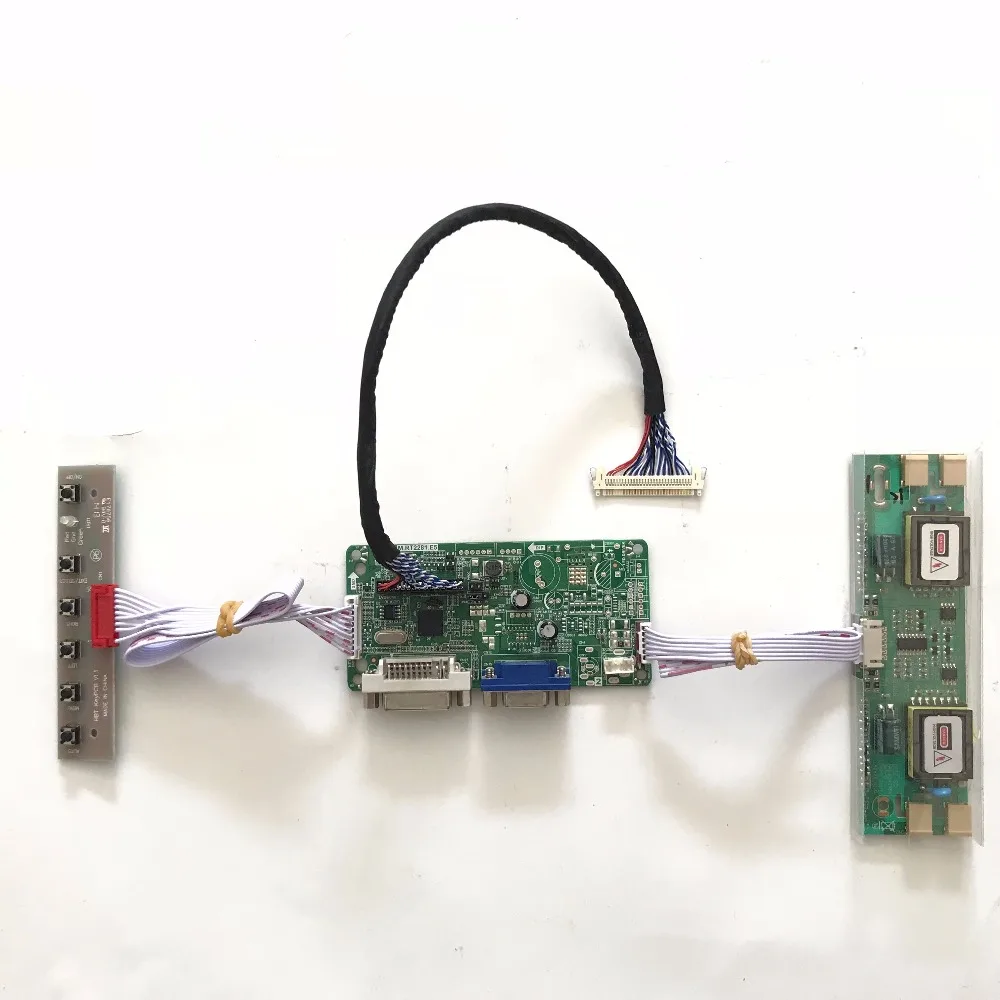 RT2281 Universal DVI VGA LCD Controller Board for 23.6 inch 1920x1080 M236H1-L01 4CCFL LVDS Monitor Kit Easy DIY
RT2281 Universal DVI VGA LCD Controller Board for 23.6 inch 1920x1080 M236H1-L01 4CCFL LVDS Monitor Kit Easy DIY