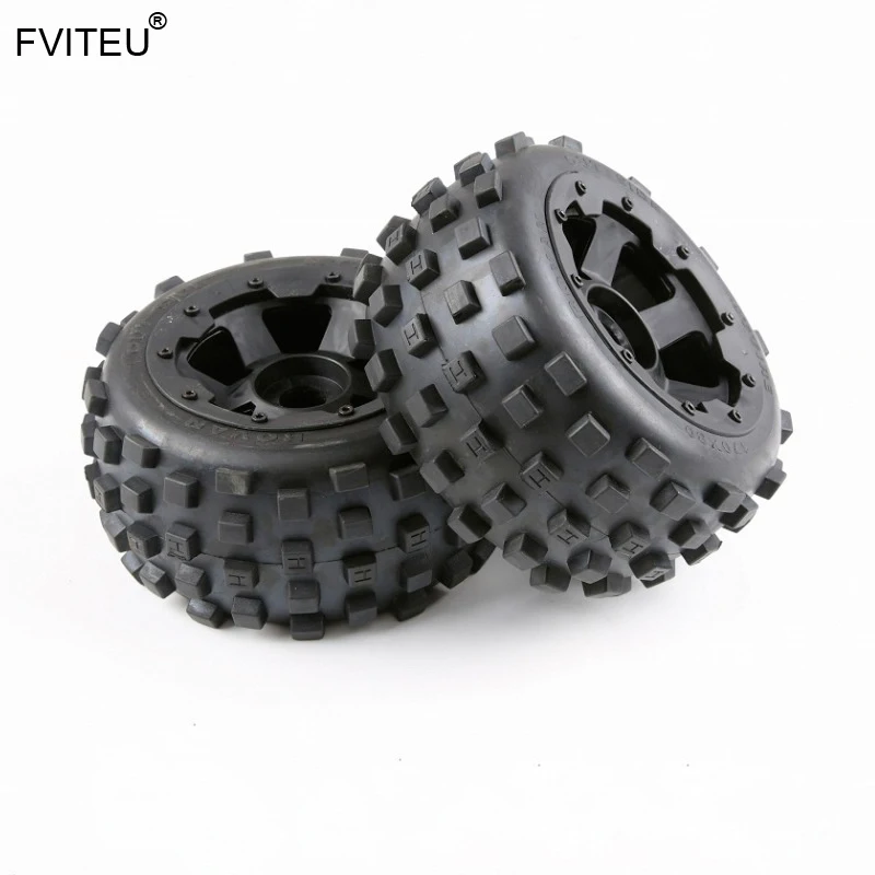 FVITEU Complete Rubber Rear knobby Wheel Tire set Fit 1/5 HPI Baja 5B Rovan King Motor
FVITEU Complete Rubber Rear knobby Wheel Tire set Fit 1/5 HPI Baja 5B Rovan King Motor