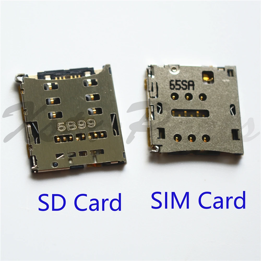1PCS For Huawei P7 MATE7 C199 G7 G760 New SIM Card Socket Slot SD TF Card Socket Slot Repair Parts