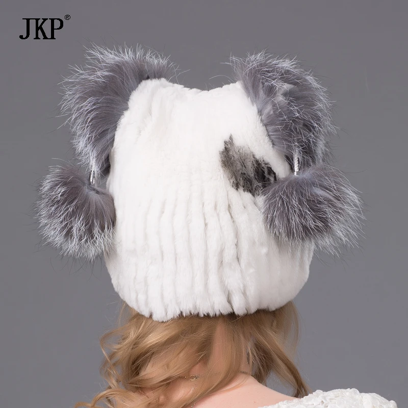 Women's genuine Rex rabbit fur hat with fox fur pom winter autumn beautiful cat ear style cap hats
Women's genuine Rex rabbit fur hat with fox fur pom winter autumn beautiful cat ear style cap hats