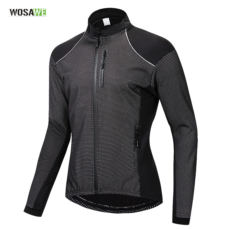 WOSAWE Men's Cycling Jacket Winter Thermal Warm UP Fleece Road Clothing Sportswear Windproof Riding Cycling Clothing Man Coat
WOSAWE Men's Cycling Jacket Winter Thermal Warm UP Fleece Road Clothing Sportswear Windproof Riding Cycling Clothing Man Coat