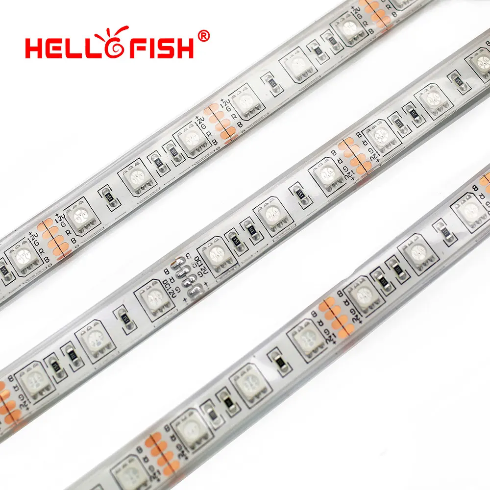 IP68 Водонепроницаемый 5 м 300 светодиодный чипы/метр SMD5050 полосы 12V гибкие