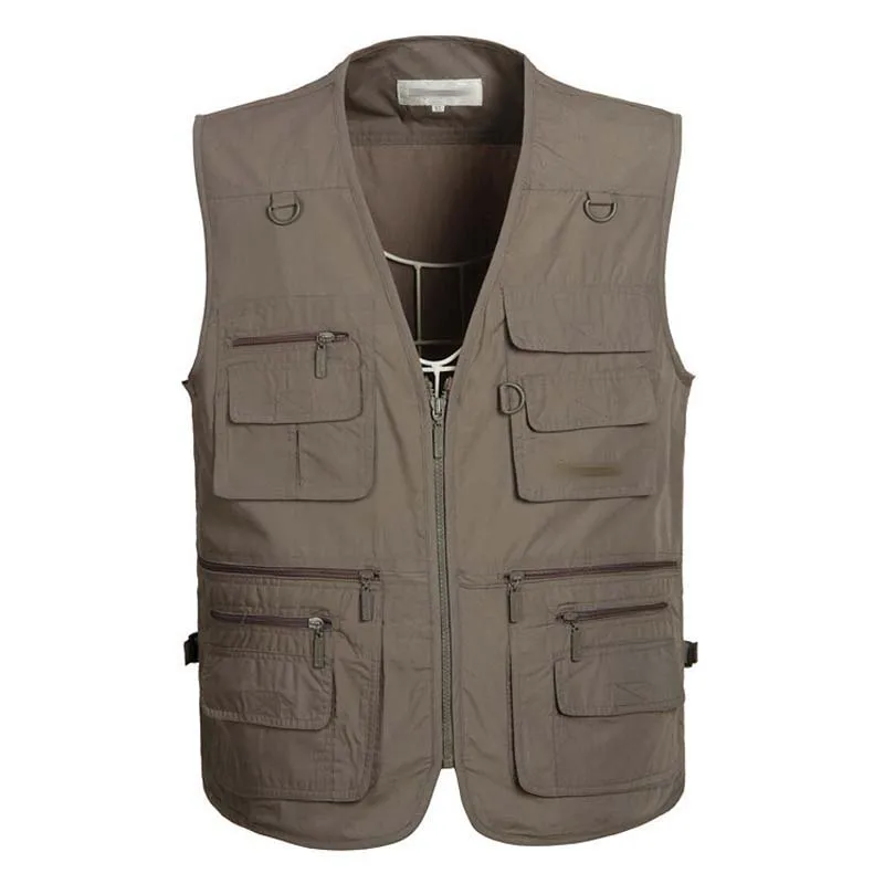 New Fashion Travel Pocket Vest Men Sleeveless Jacket Casual Business Waistcoat V-Neck Brand Clothing Plus Size 5XL
New Fashion Travel Pocket Vest Men Sleeveless Jacket Casual Business Waistcoat V-Neck Brand Clothing Plus Size 5XL