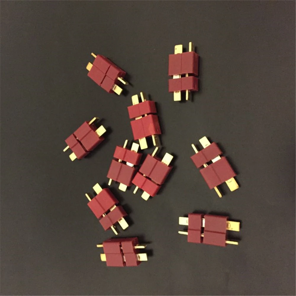 10 пар высокое качество RC Lipo Battery вертолет Т-образный штекер мужские и женские